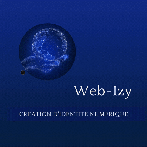 "A propos de moi" portfolio de Katarzyna Boduch, logo de Web-Izy en gif